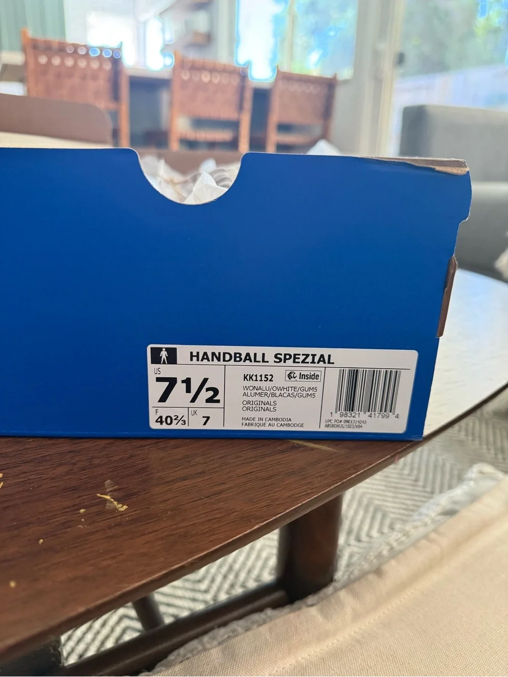 adidas Handball Spezial Wonalu Off White Gum Size 7.5
